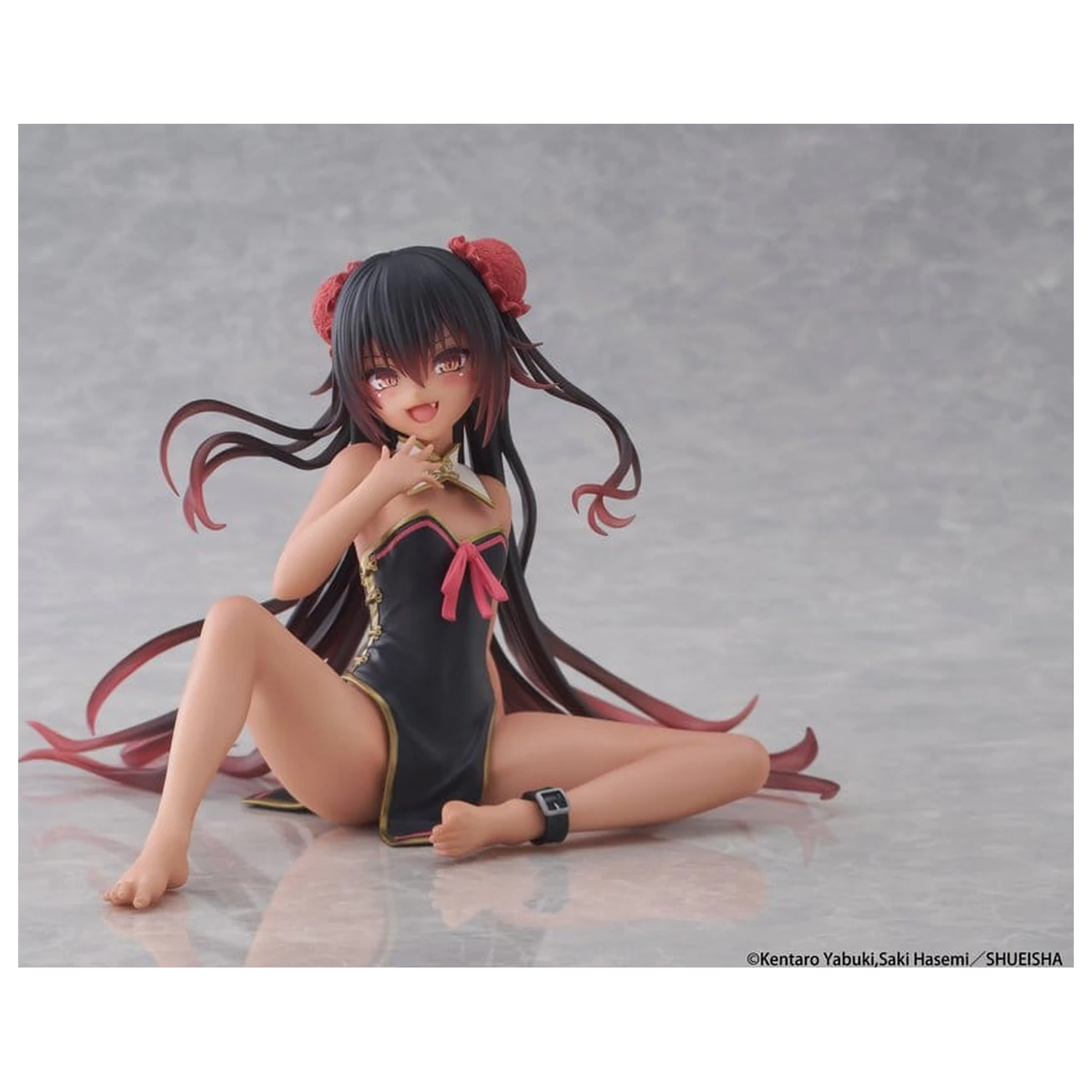 To Love-Ru Darkness Desktop Cute PVC Figure Nemesis (Chinese Dress Ver.) 13 cm product photo