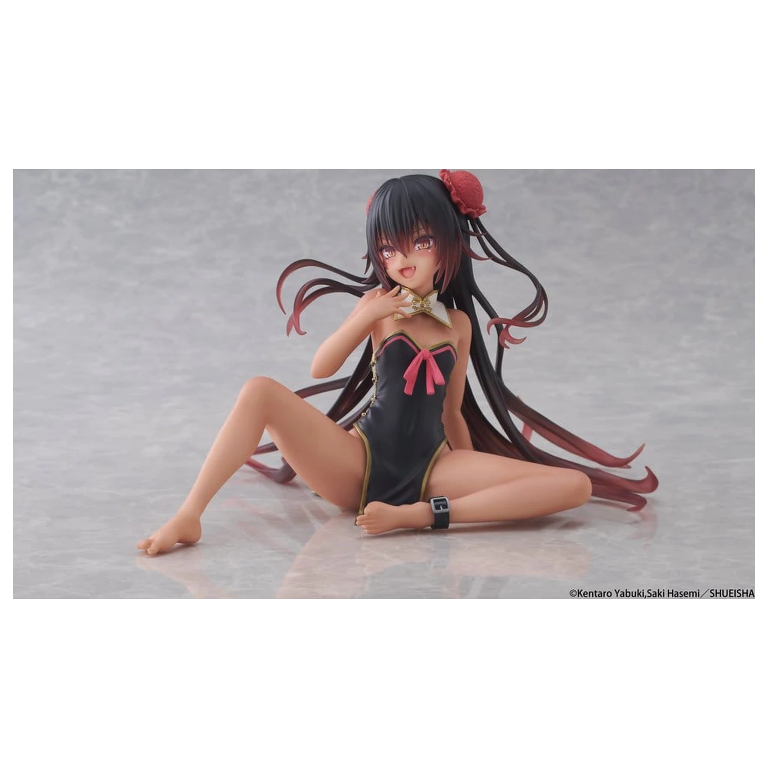 To Love-Ru Darkness Desktop Cute PVC Figure Nemesis (Chinese Dress Ver.) 13 cm product photo