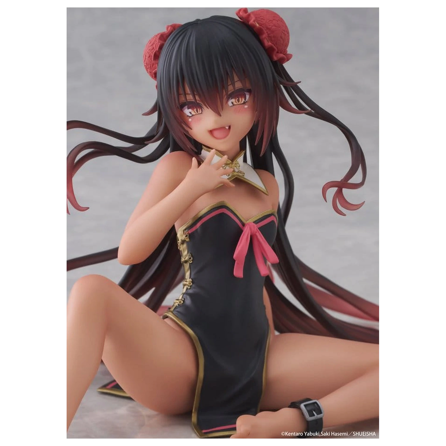 To Love-Ru Darkness Desktop Cute PVC Figure Nemesis (Chinese Dress Ver.) 13 cm product photo