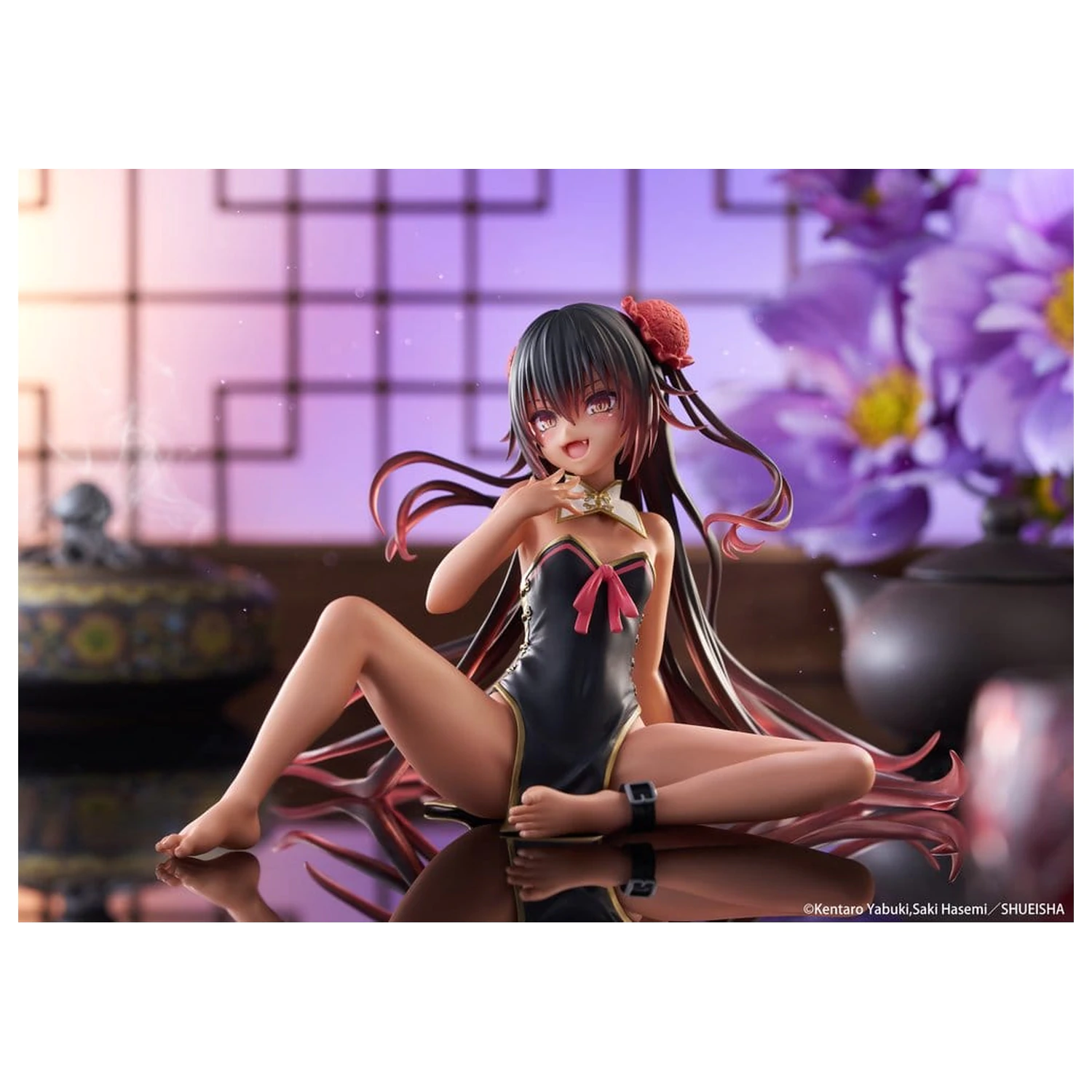 To Love-Ru Darkness Desktop Cute PVC Figure Nemesis (Chinese Dress Ver.) 13 cm product photo