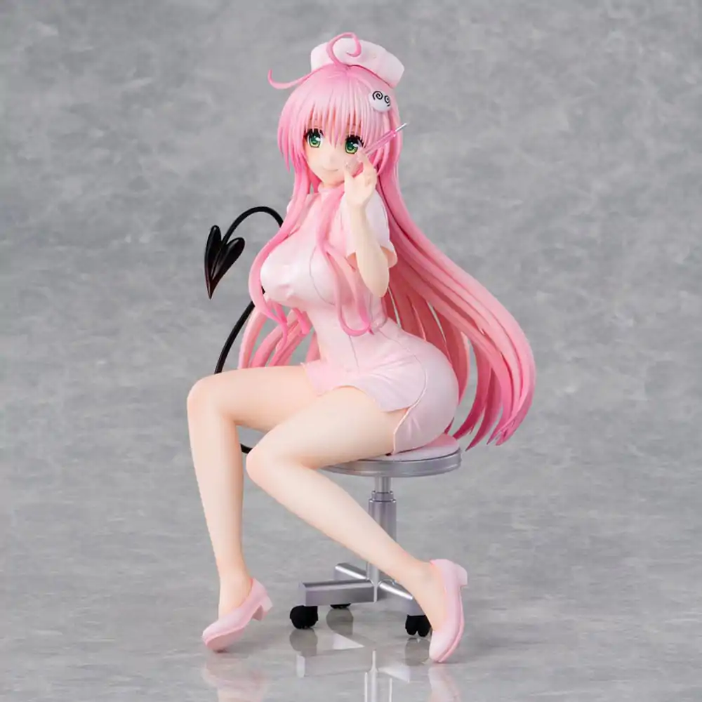 To Love-Ru Darkness Statue PVC Lara Satalin Deviluke Nurse Cos 26 cm termékfotó