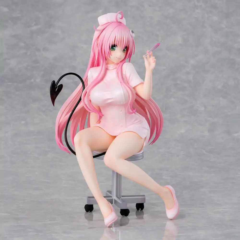 To Love-Ru Darkness Statue PVC Lara Satalin Deviluke Nurse Cos 26 cm termékfotó