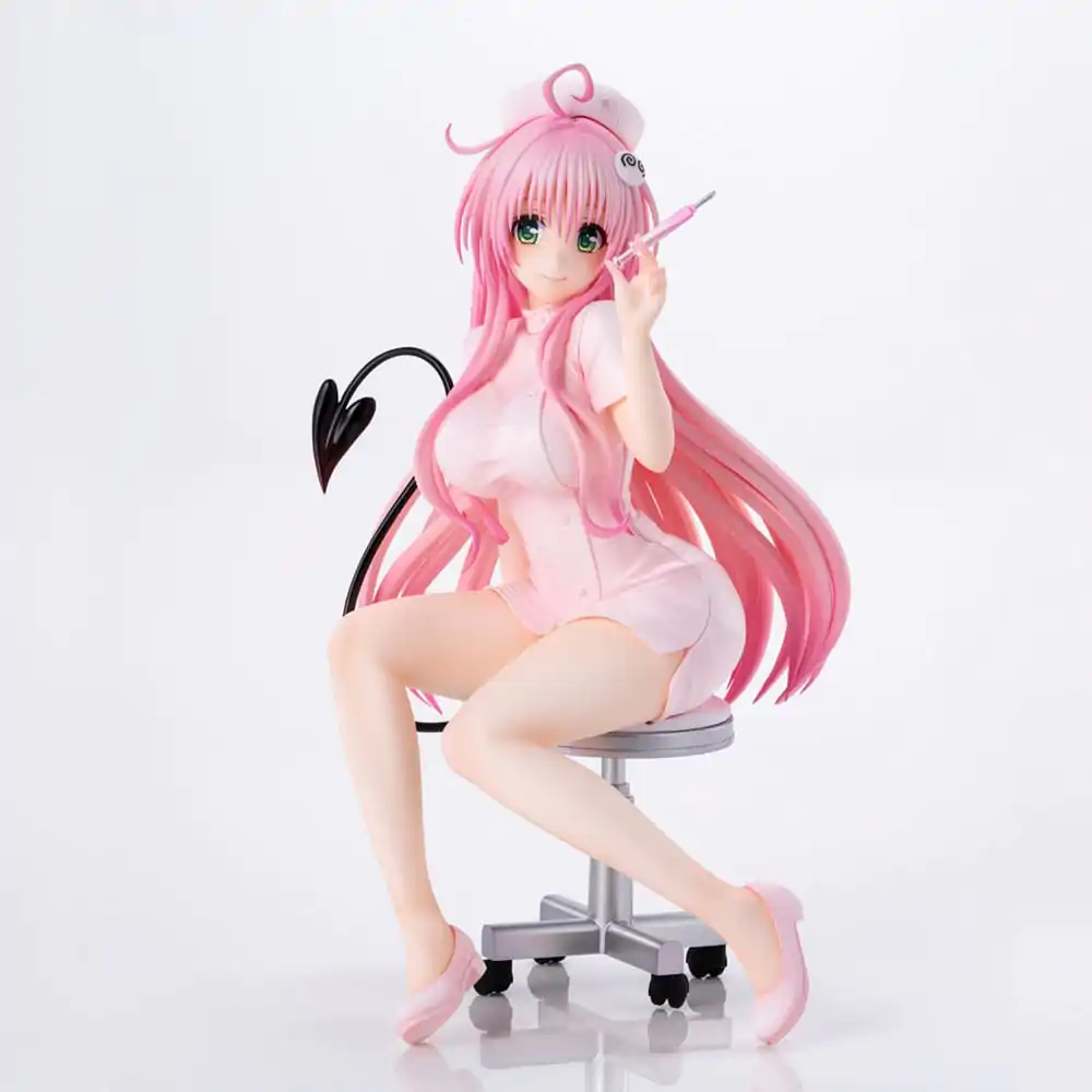 To Love-Ru Darkness Statue PVC Lara Satalin Deviluke Nurse Cos 26 cm termékfotó