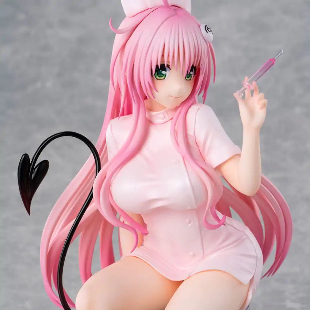 To Love-Ru Darkness Statue PVC Lara Satalin Deviluke Nurse Cos 26 cm termékfotó