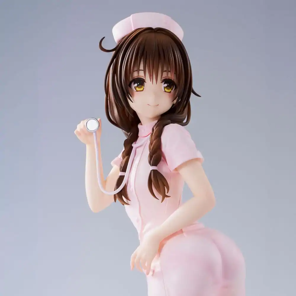 To Love-Ru Darkness Statue PVC Mikan Yuki Nurse Cos 25 cm termékfotó