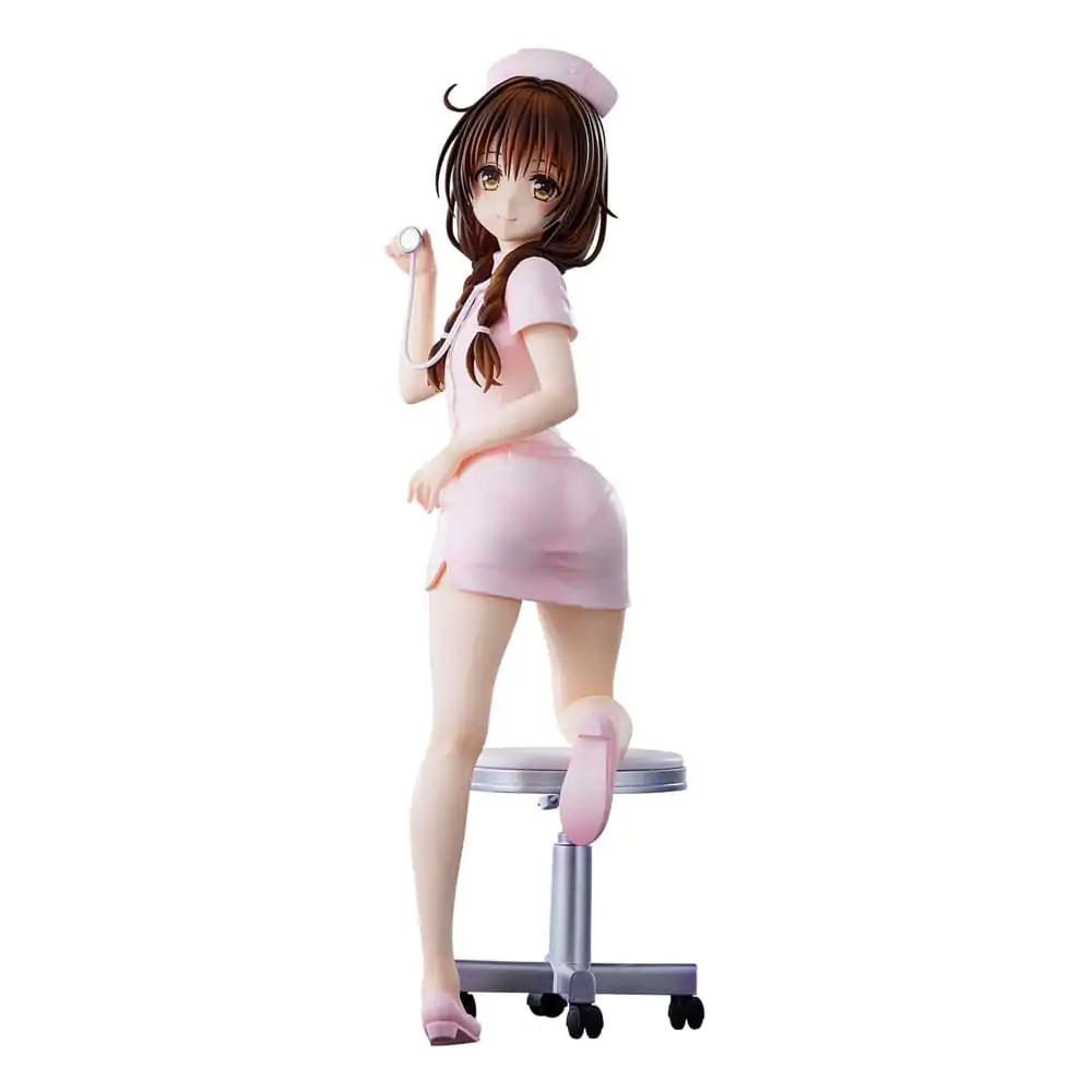 To Love-Ru Darkness Statue PVC Mikan Yuki Nurse Cos 25 cm termékfotó