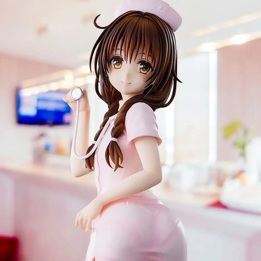 To Love-Ru Darkness Statue PVC Mikan Yuki Nurse Cos 25 cm termékfotó