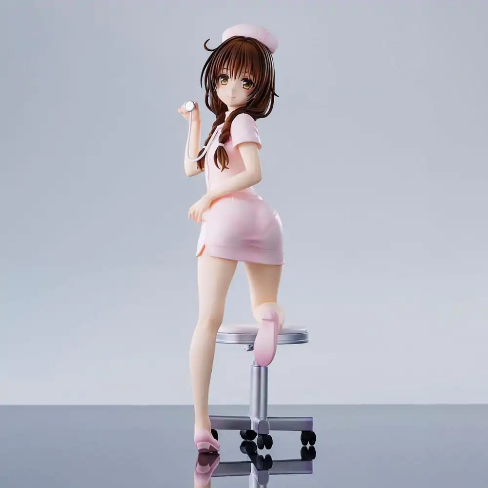 To Love-Ru Darkness Statue PVC Mikan Yuki Nurse Cos 25 cm termékfotó