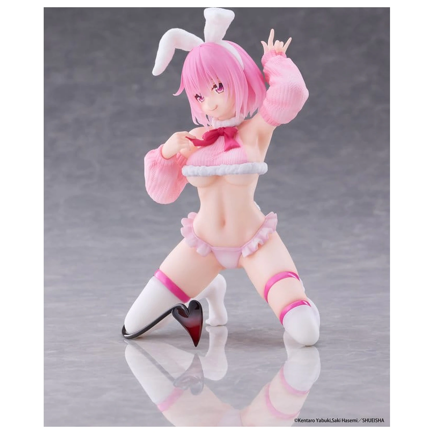 To Love-Ru Darkness MOFLOCK PVC Figure Momo (Fluffy Bunny Ver.) 13 cm product photo