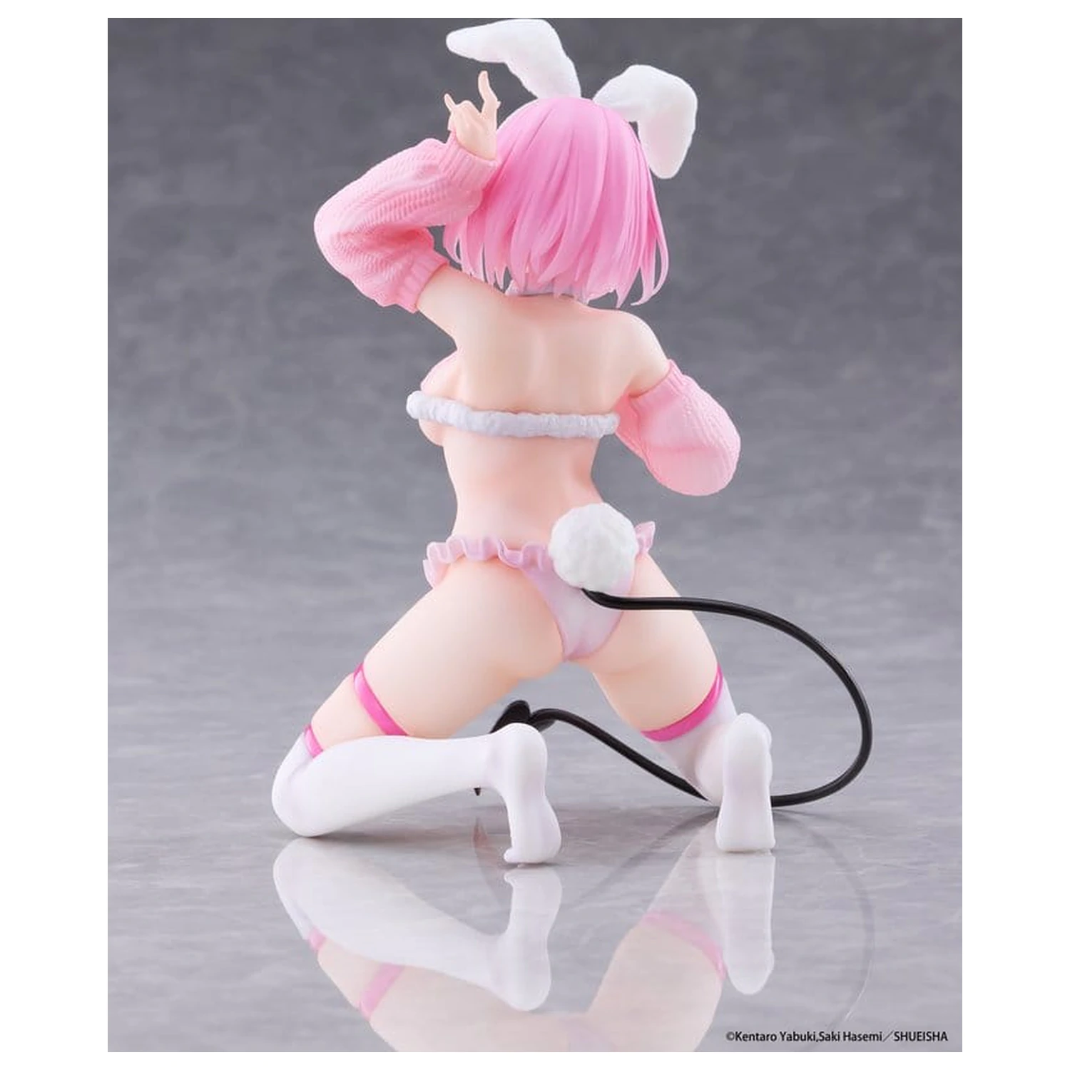 To Love-Ru Darkness MOFLOCK PVC Figure Momo (Fluffy Bunny Ver.) 13 cm product photo