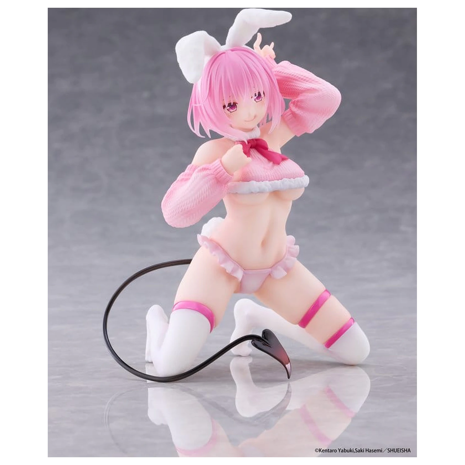To Love-Ru Darkness MOFLOCK PVC Figure Momo (Fluffy Bunny Ver.) 13 cm product photo