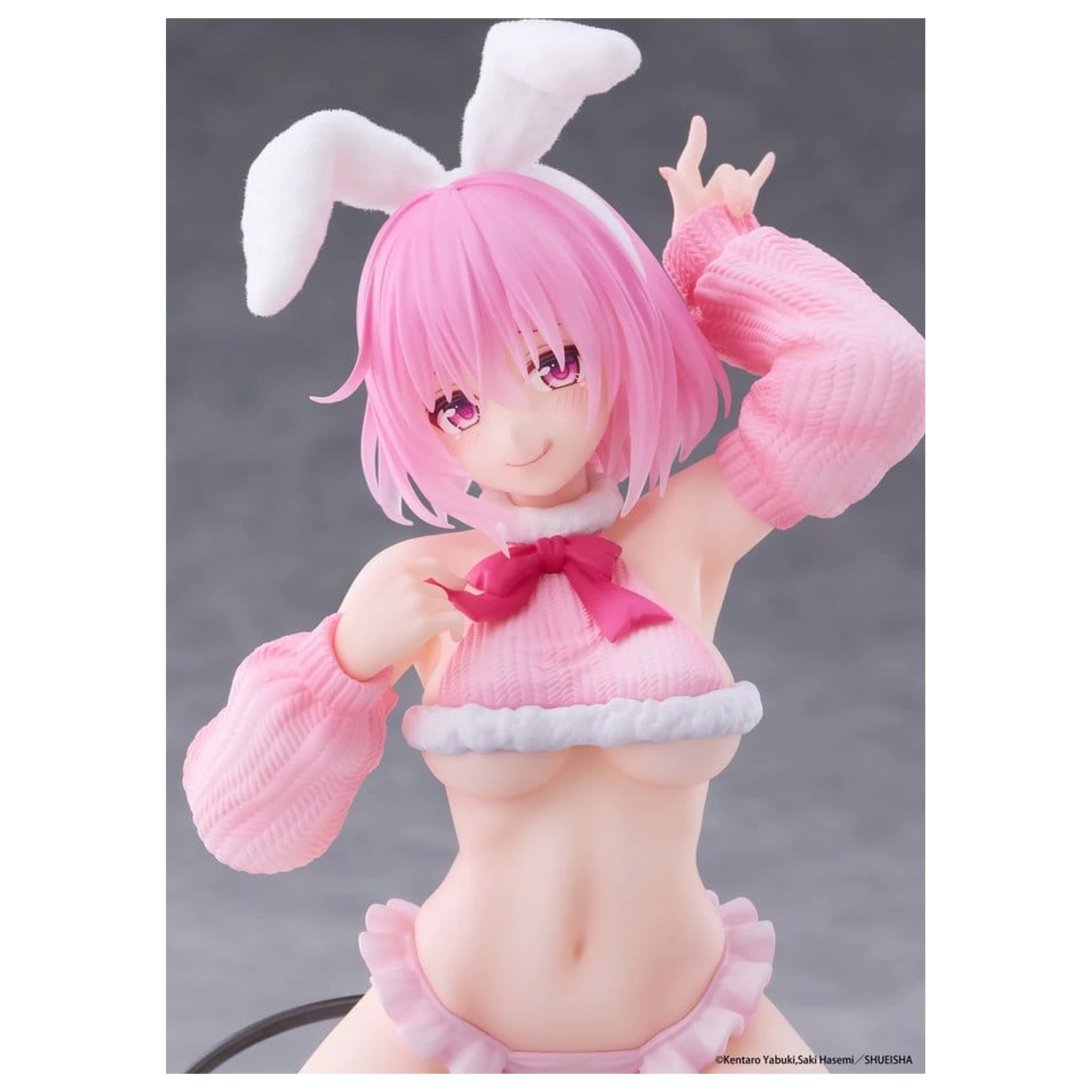 To Love-Ru Darkness MOFLOCK PVC Figure Momo (Fluffy Bunny Ver.) 13 cm product photo