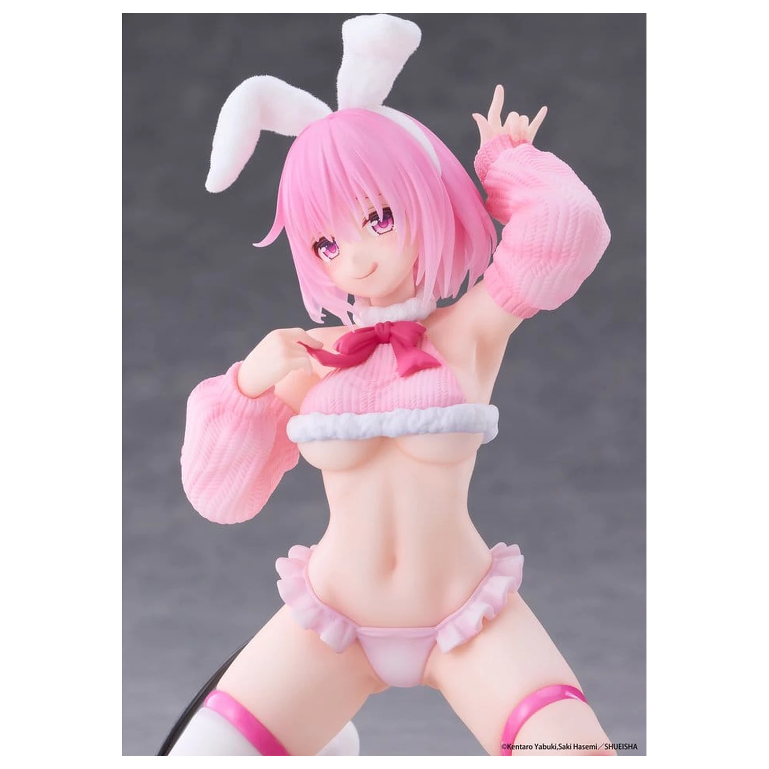 To Love-Ru Darkness MOFLOCK PVC Figure Momo (Fluffy Bunny Ver.) 13 cm product photo