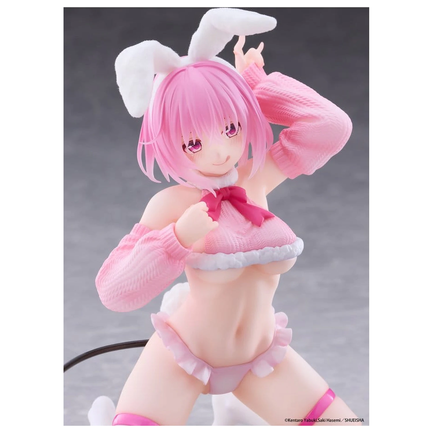To Love-Ru Darkness MOFLOCK PVC Figure Momo (Fluffy Bunny Ver.) 13 cm product photo