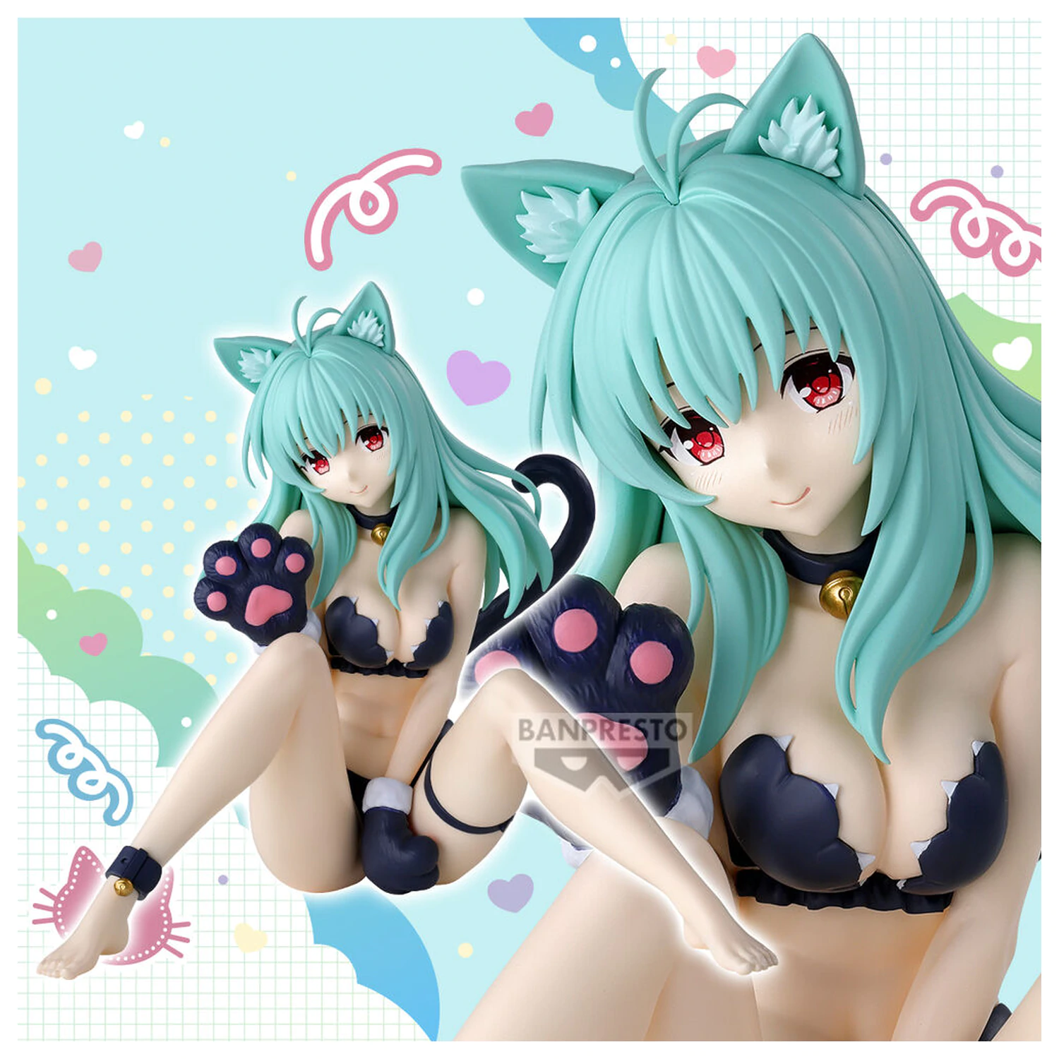 To Love Ru Darkness Nyarls Collection Run Elsie Jewelria figure 14cm product photo