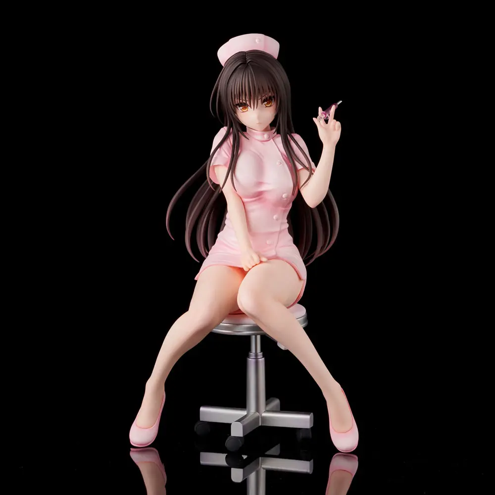 To Love-Ru Darkness Statue PVC Yui Kotegawa Nurse Cos 22 cm termékfotó