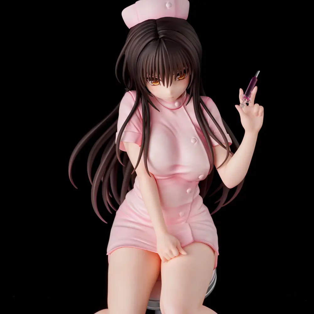 To Love-Ru Darkness Statue PVC Yui Kotegawa Nurse Cos 22 cm termékfotó