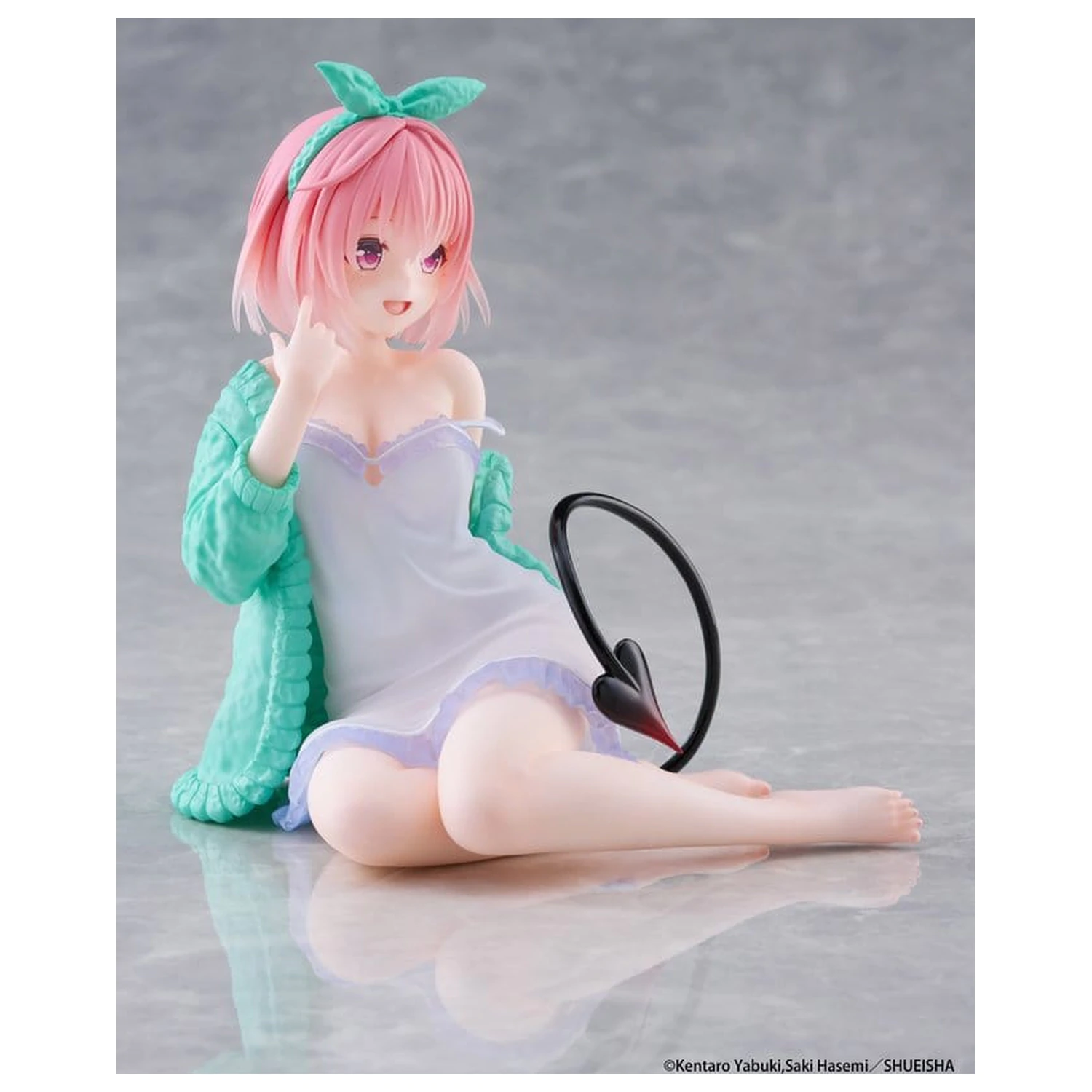 To Love-Ru Desktop Cute PVC Figure Momo (Roomwear Ver.) 13 cm product photo