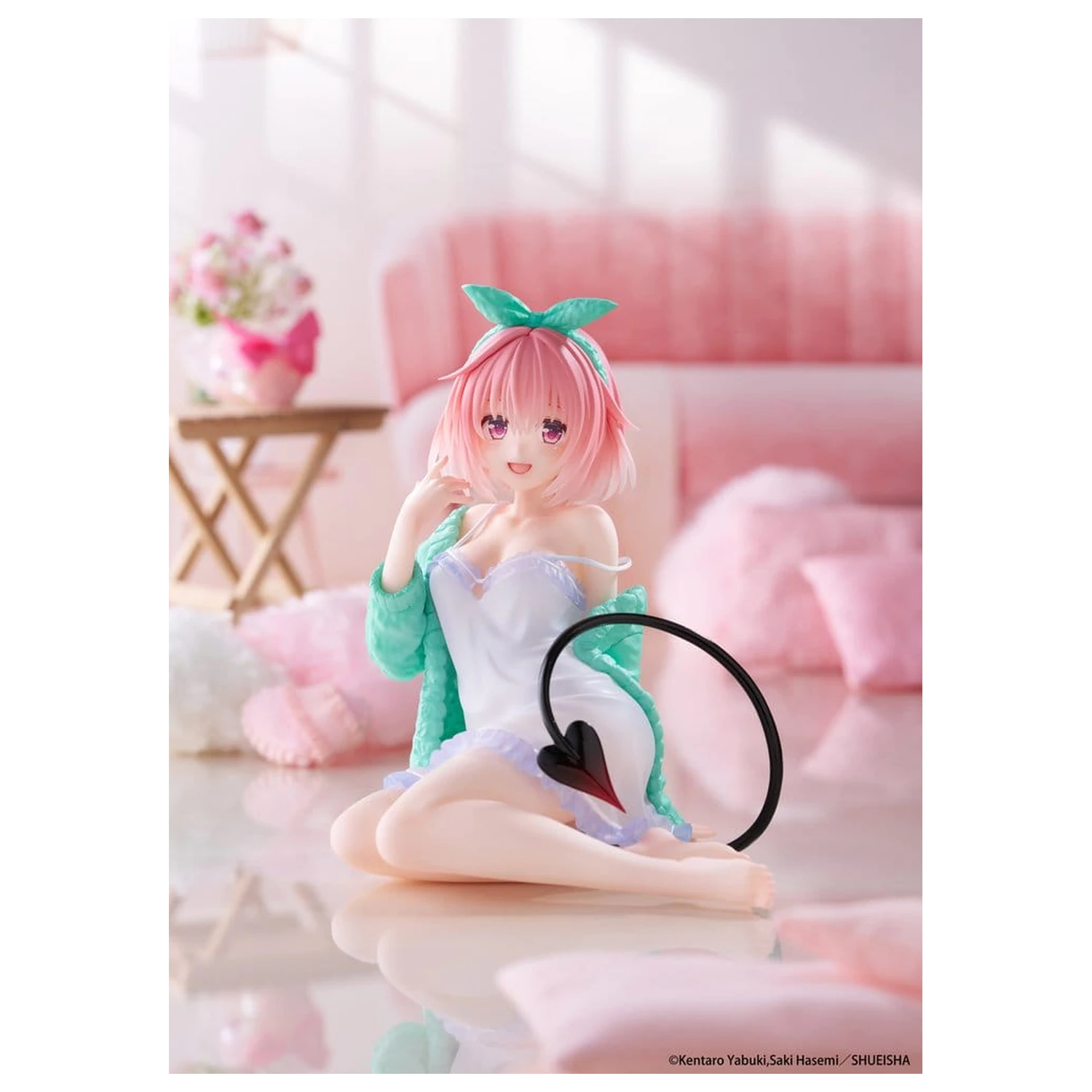 To Love-Ru Desktop Cute PVC Figure Momo (Roomwear Ver.) 13 cm product photo