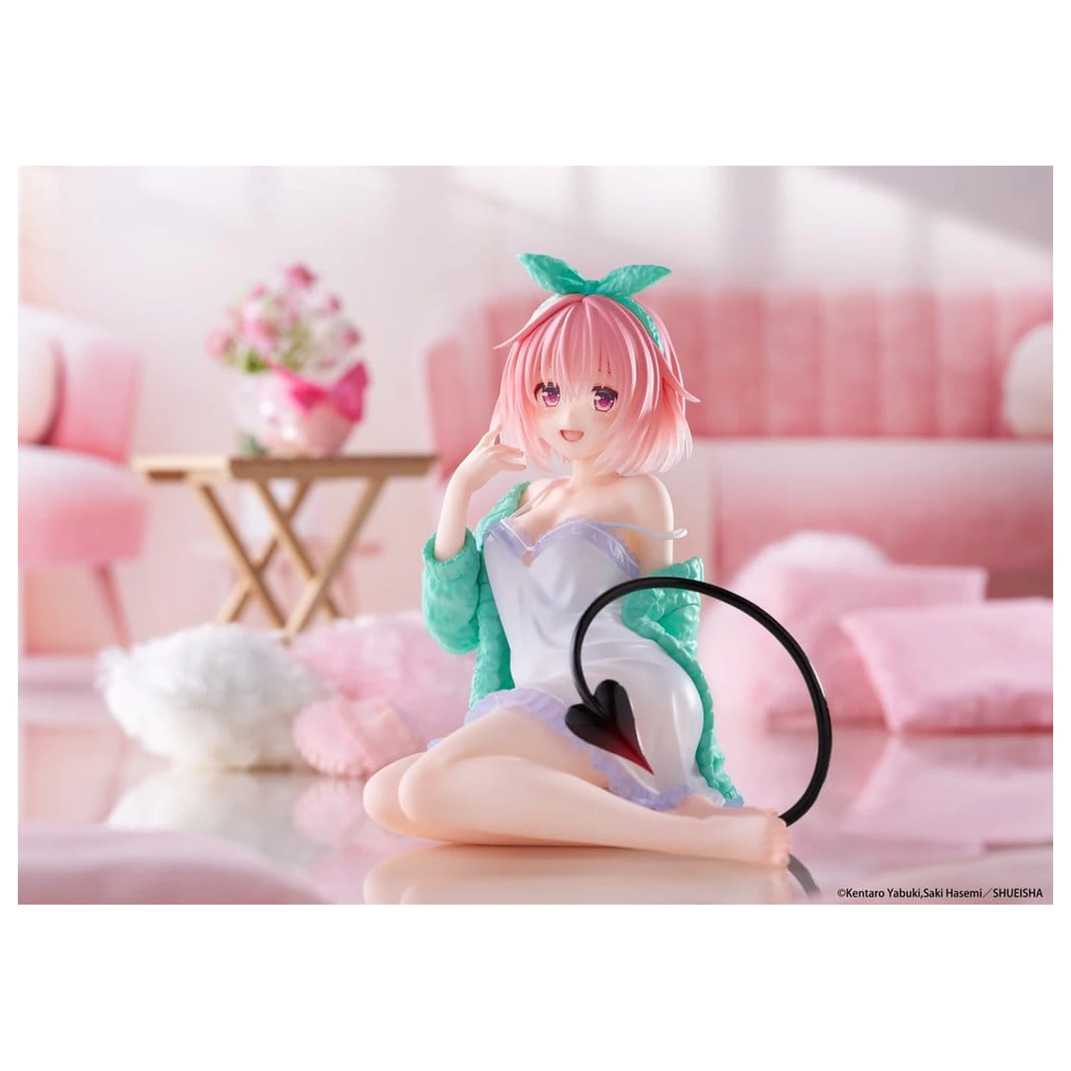 To Love-Ru Desktop Cute PVC Figure Momo (Roomwear Ver.) 13 cm product photo