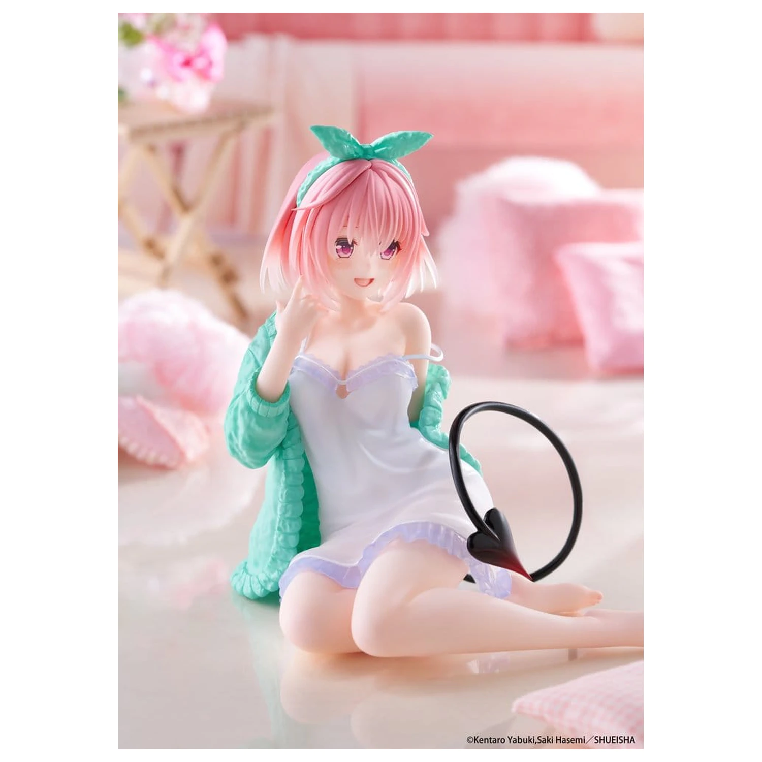 To Love-Ru Desktop Cute PVC Figure Momo (Roomwear Ver.) 13 cm product photo