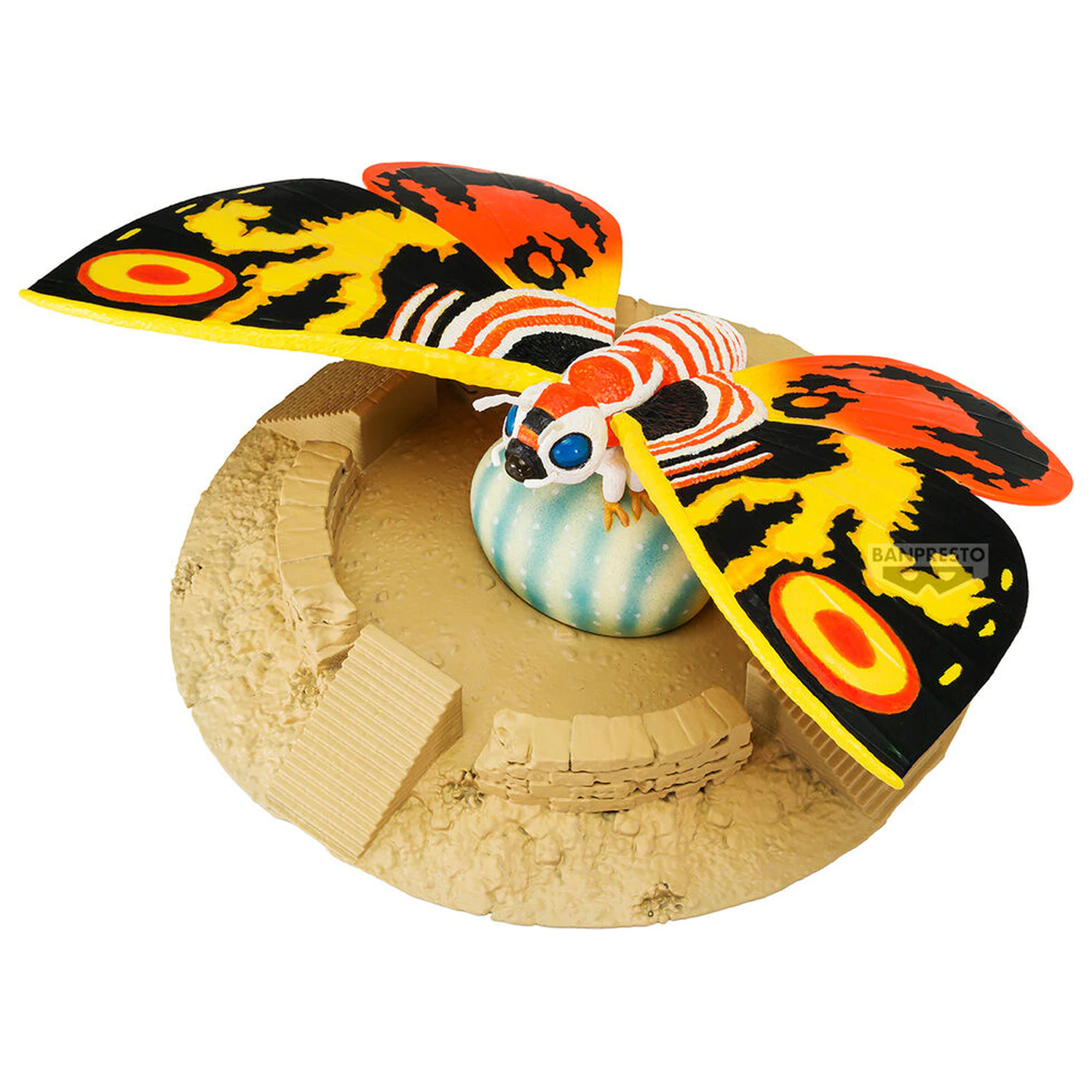 Toho Monster Series Art Vignette Mothra 1996 figure 5cm product photo