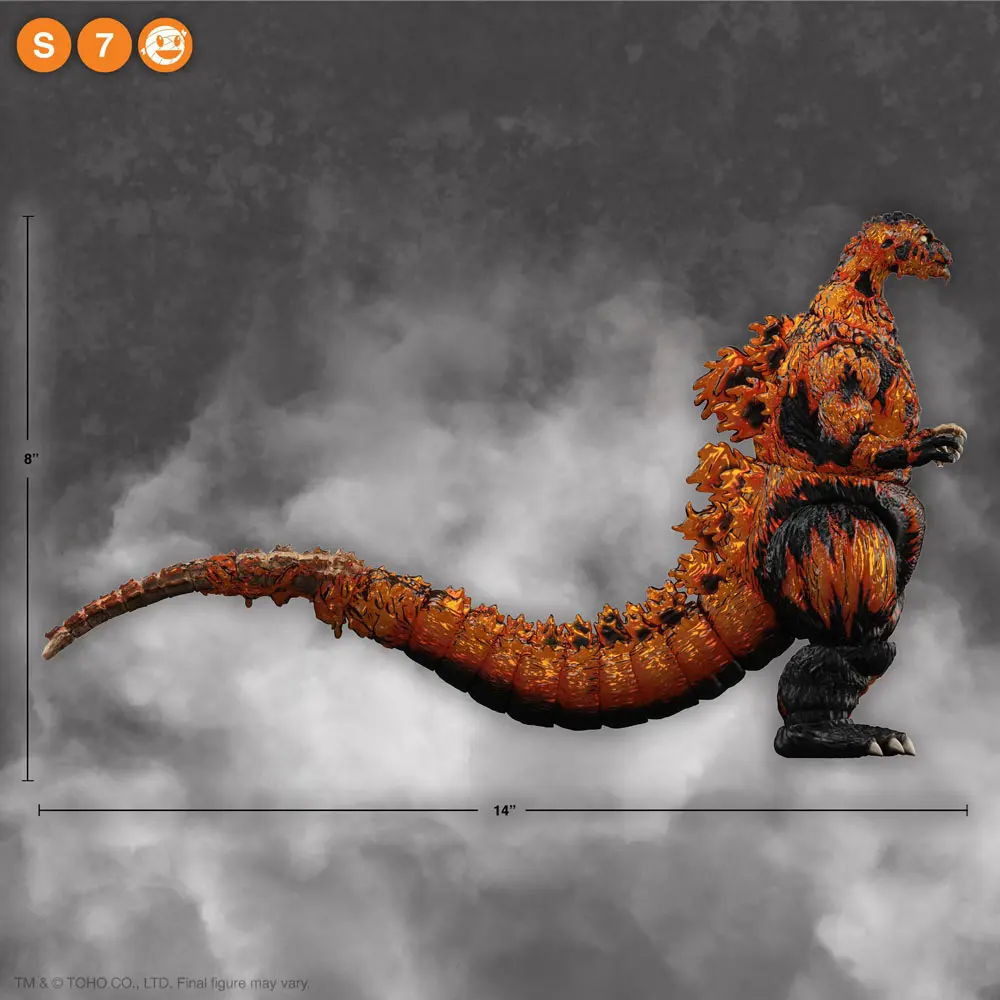 Toho Ultimates Action Figure 1200ºC Godzilla 21 cm product photo