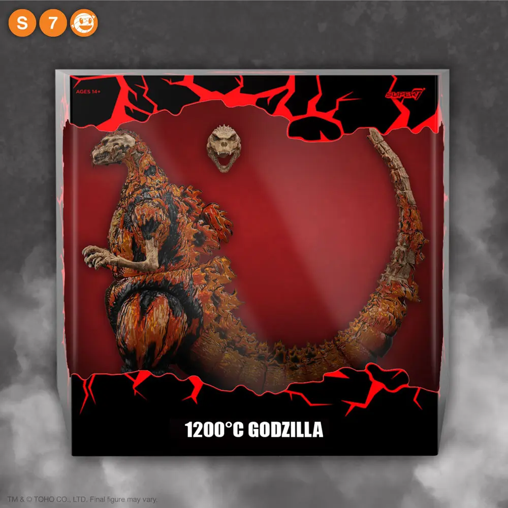 Toho Ultimates Action Figure 1200ºC Godzilla 21 cm product photo