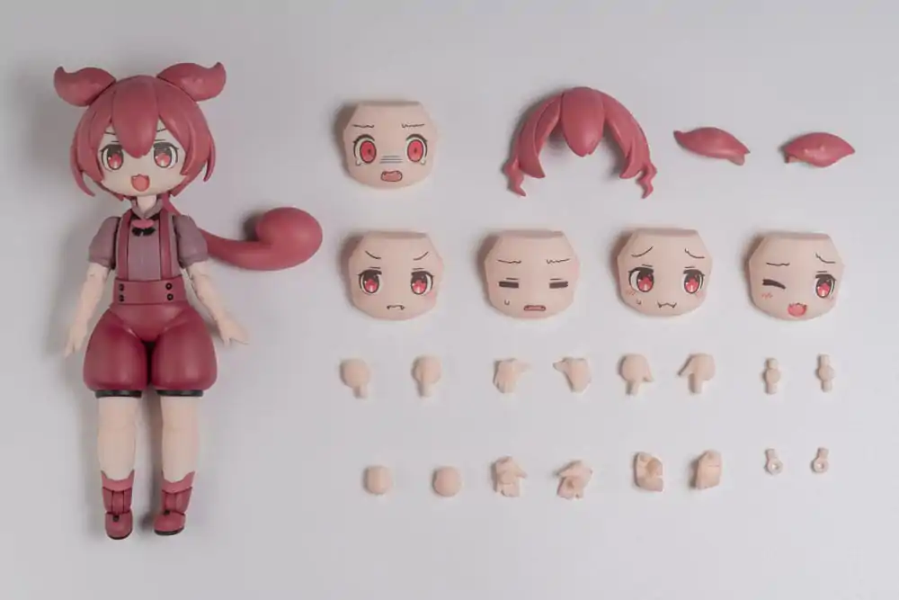 Tohoku Zunko Plastic Model Kit 1/12 Plafia Ankomon Mini Figure Set 10 cm product photo