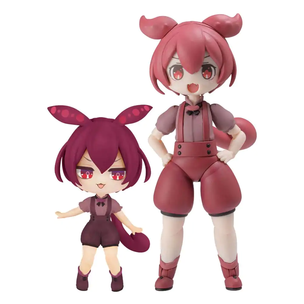 Tohoku Zunko Plastic Model Kit 1/12 Plafia Ankomon Mini Figure Set 10 cm product photo