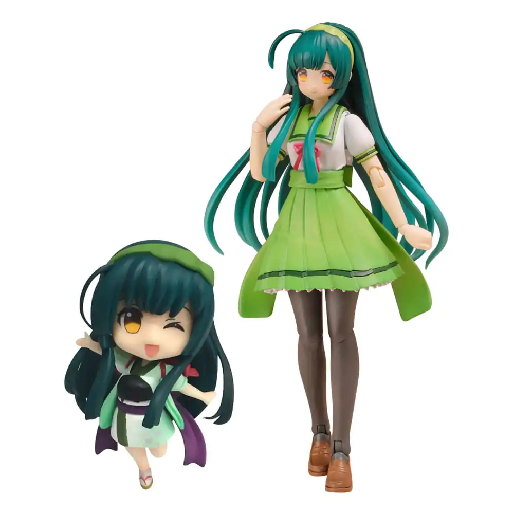 Tohoku Zunko Plastic Model Kit 1/12 Plafia Tohoku Zunko Mini Figure Set 13 cm product photo