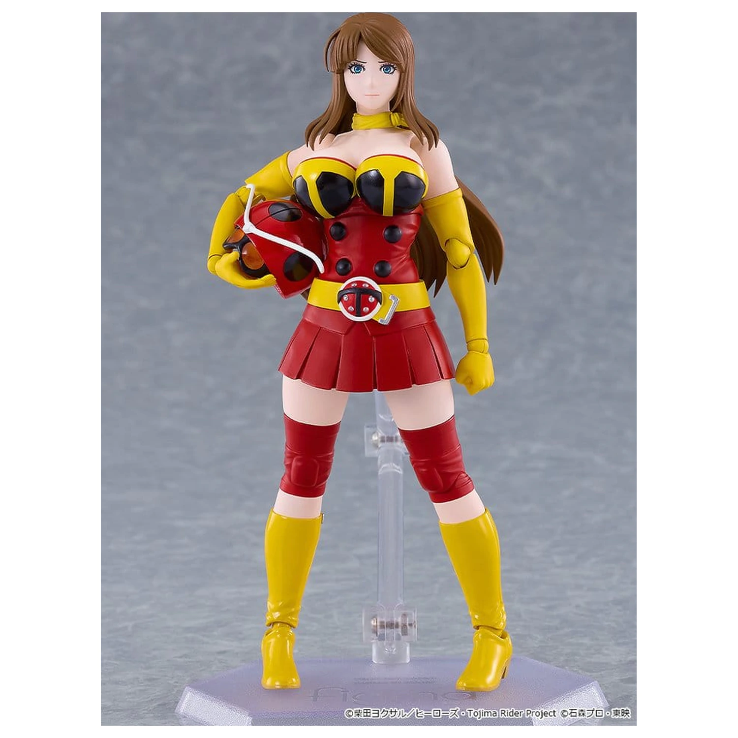 Tojima Wants to Be a Kamen Rider Figma Action Figure Yuriko Okada (Electro-Wave Human Tackle Ver.) 14 cm product photo