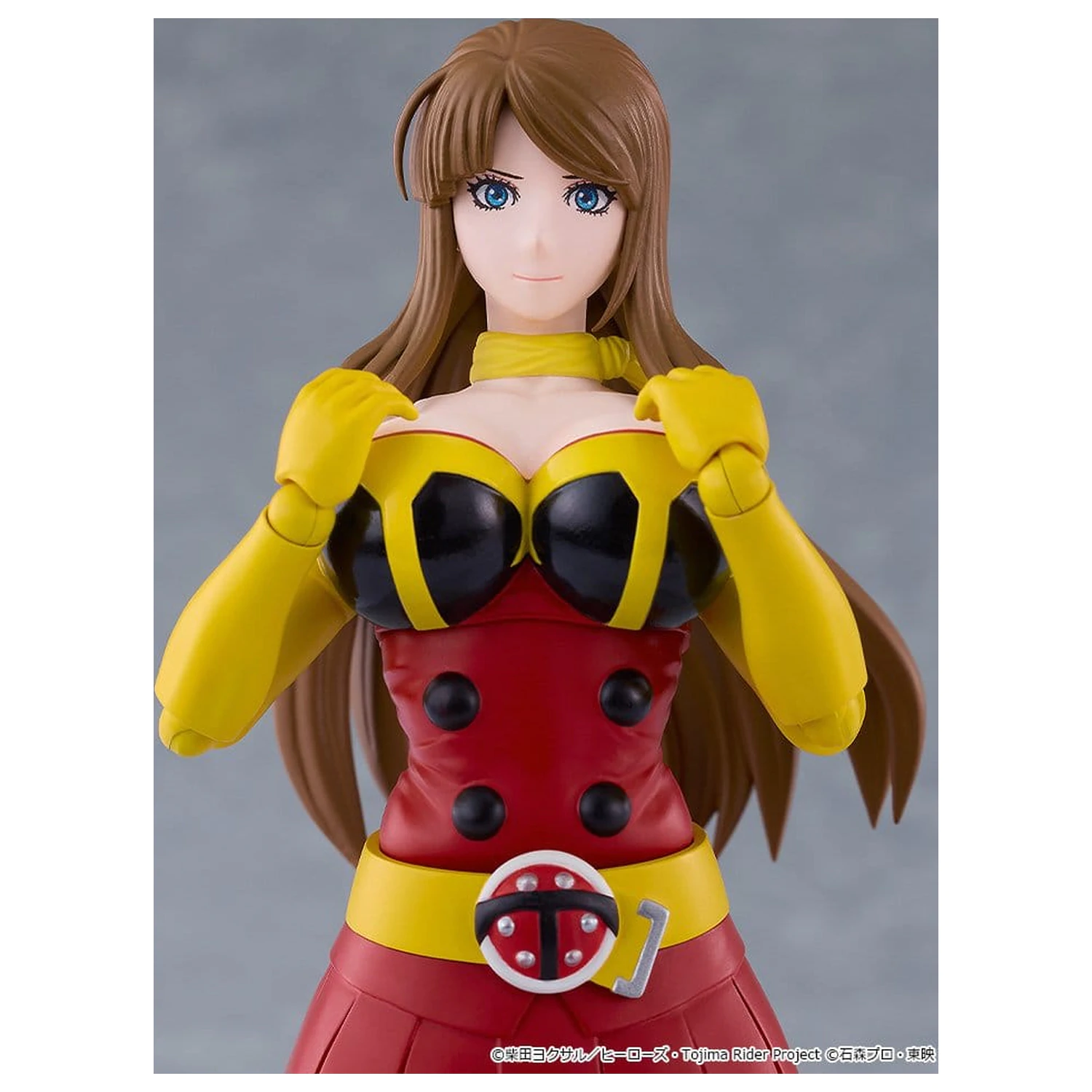 Tojima Wants to Be a Kamen Rider Figma Action Figure Yuriko Okada (Electro-Wave Human Tackle Ver.) 14 cm product photo