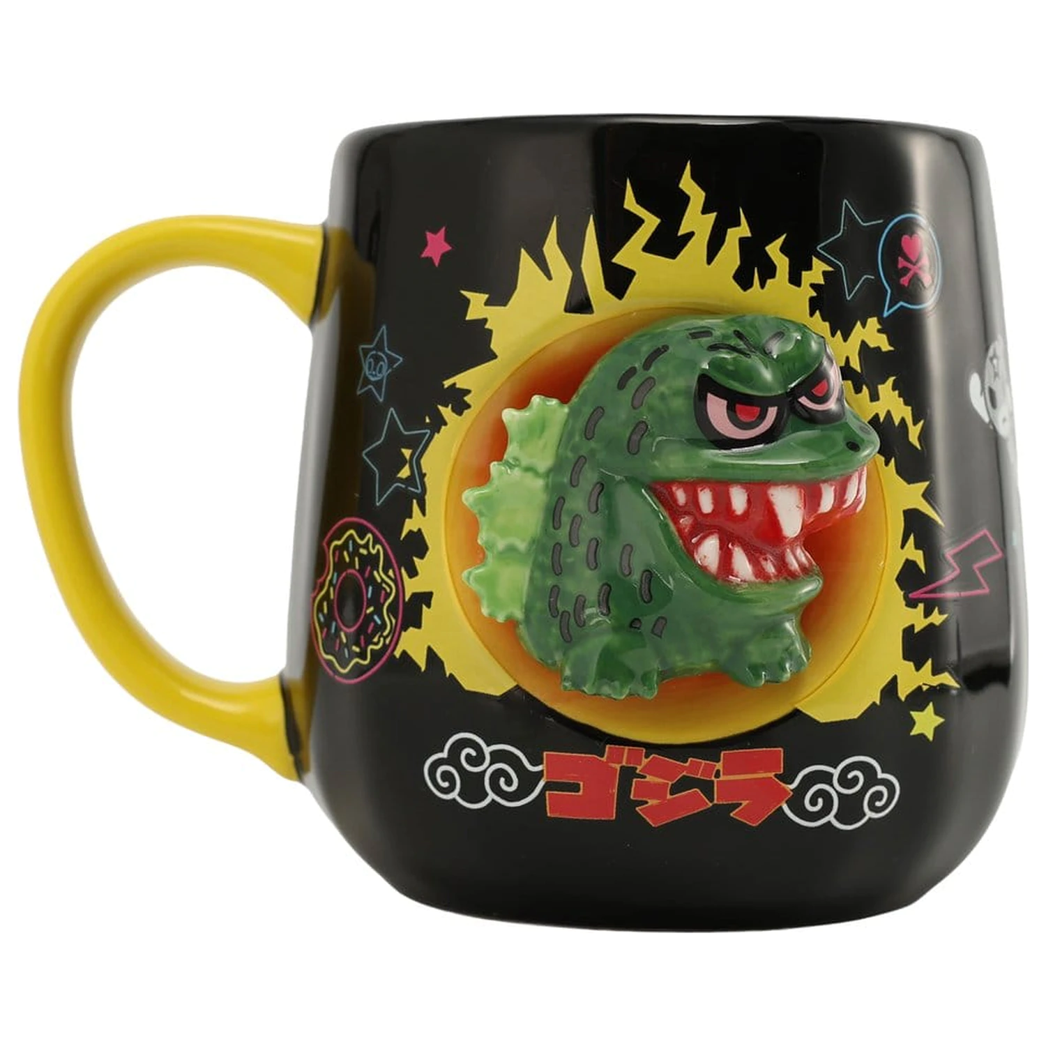 Tokidoki x Godzilla Mug 2D Relief Figural product photo