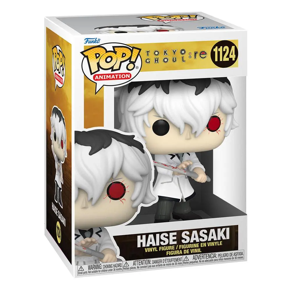 Tokyo Ghoul POP! Animation Vinyl Figure Haise Sasaki in White Outfit 9 cm product photo