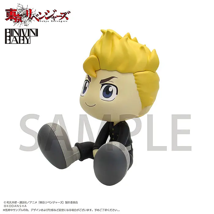 Tokyo Revengers Binivini Baby Soft Vinyl Figure Takemichi Hanagaki 12 cm product photo