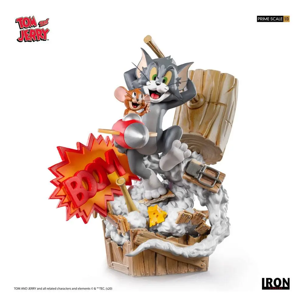 Tom &amp; Jerry Prime Scale Statue 1/3 Tom &amp; Jerry 21 cm product photo