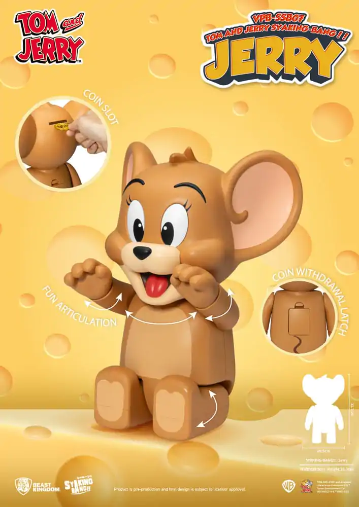 Tom & Jerry Syaking Bang PVC figure Jerry 30 cm product photo