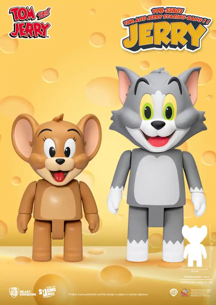 Tom & Jerry Syaking Bang PVC figure Jerry 30 cm product photo