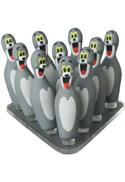 Tom &amp; Jerry UDF Series 3 Mini Figure Tom (Bowling Pins) 8 cm product photo