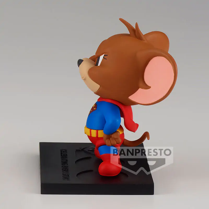 Tom and Jerry 100th Anniversary Warner Bross Jerry as Superman figure 6cm product photo