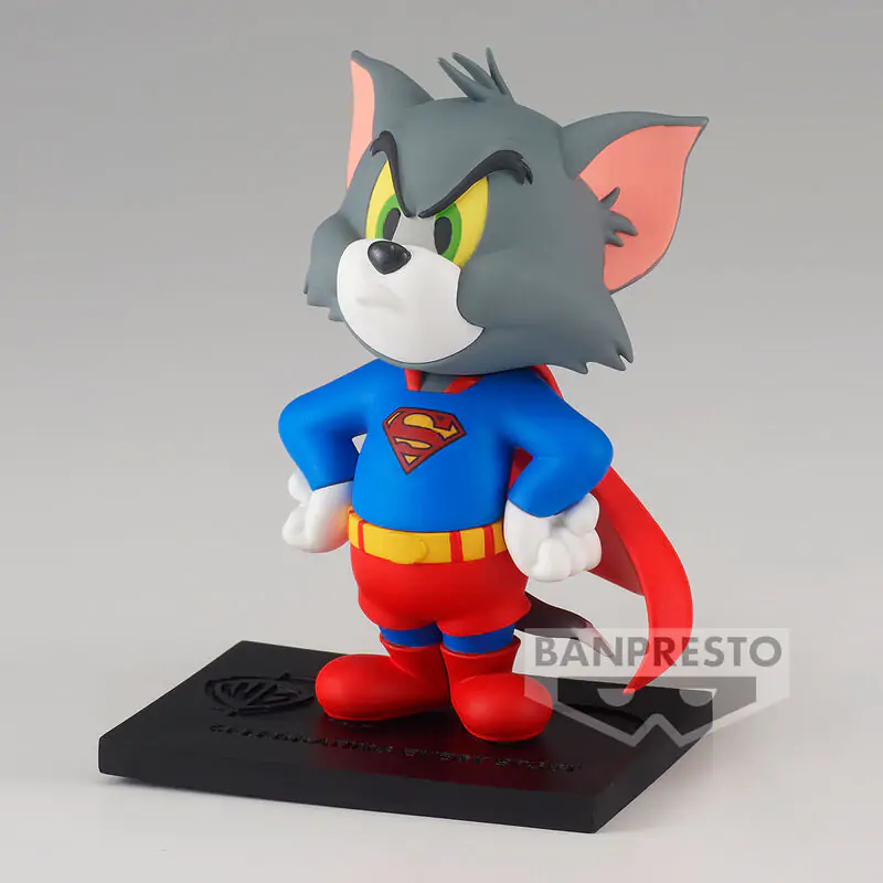 Tom and Jerry 100th Anniversary Warner Bross Tom as Superman figure 8cm product photo