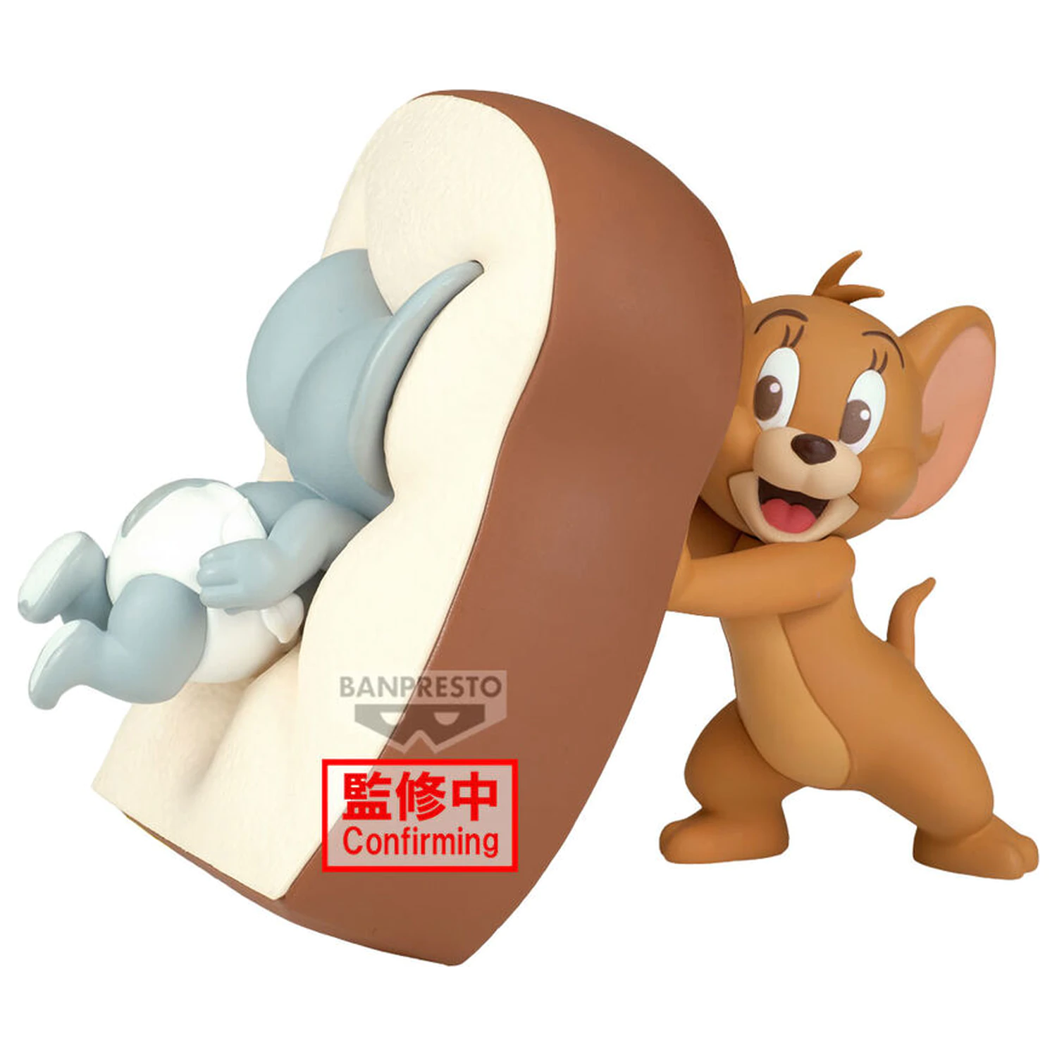 Tom & Jerry Big Soft Vinyl Yummy Bread figure 11cm product photo