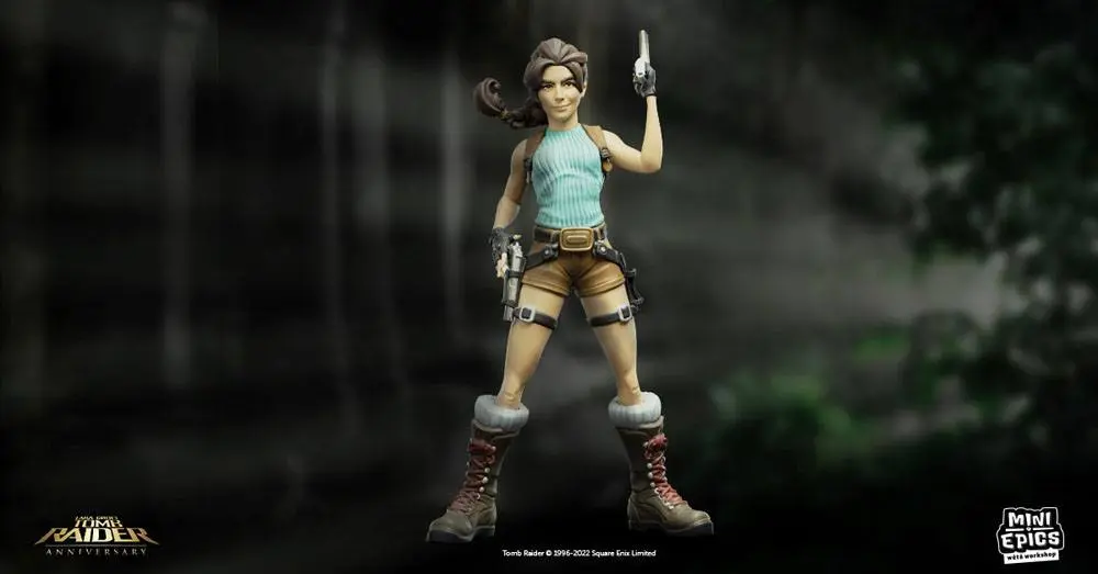 Tomb Raider Mini Epics Vinyl Figure Lara Croft 17 cm termékfotó