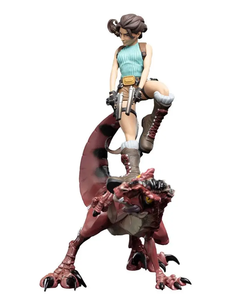 Tomb Raider Mini Epics Vinyl Figure Lara Croft & Raptor 24 cm termékfotó