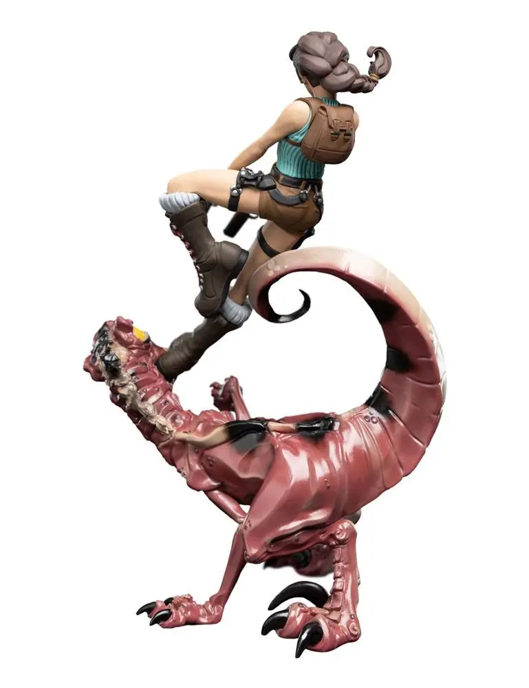 Tomb Raider Mini Epics Vinyl Figure Lara Croft & Raptor 24 cm termékfotó