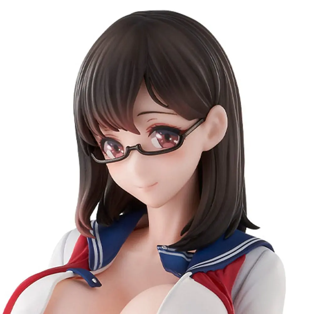 Tomoe Sasamori Illustration PVC Statue Aoi Shirasagi 20 cm termékfotó