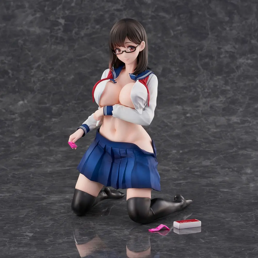 Tomoe Sasamori Illustration PVC Statue Aoi Shirasagi 20 cm termékfotó