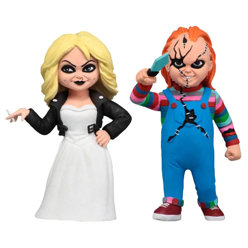 Bride of Chucky Toony Terrors Action Figure 2-Pack Chucky & Tiffany 15 cm product photo