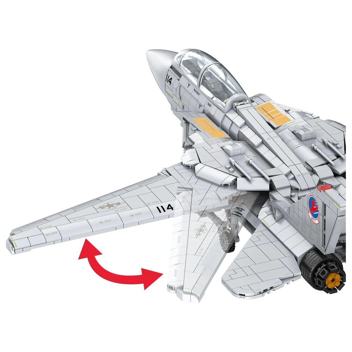 Top Gun Brick System Set Maverick's F-14A Tomcat product photo